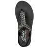 SKECHERS Meditation - Happy Tears Black Sandals