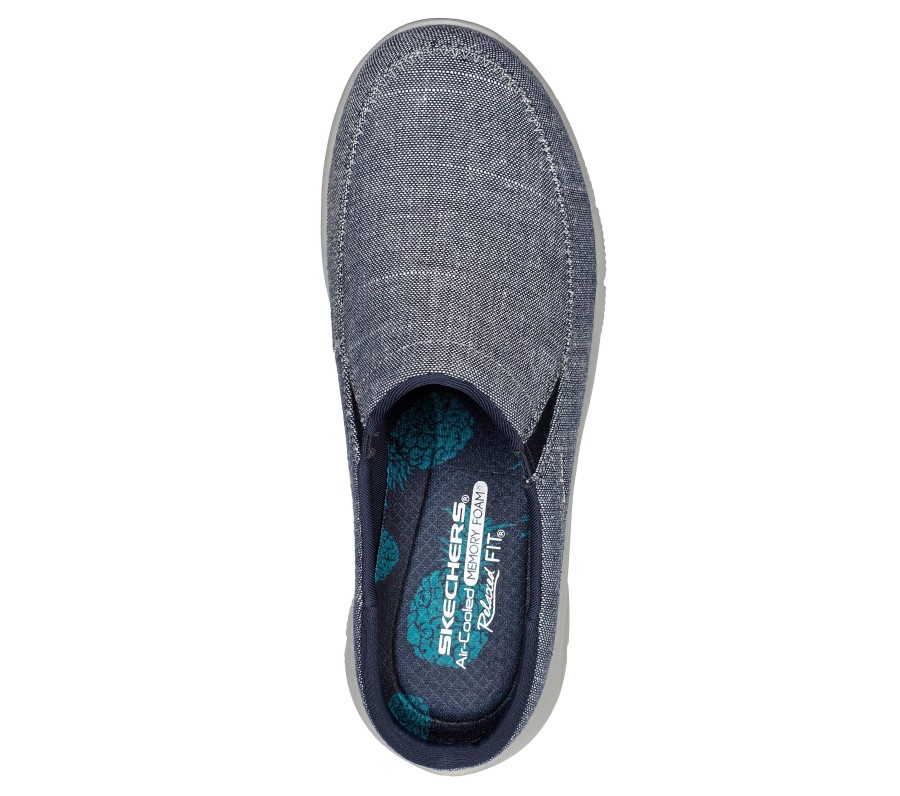 SKECHERS Relaxed Fit: Easy Going - Shore-Things Navy Slip-Ons