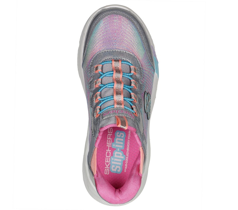 SKECHERS Slip-Ins: Dreamy Lites - Colorful Prism Gray / Multi Slip-Ons