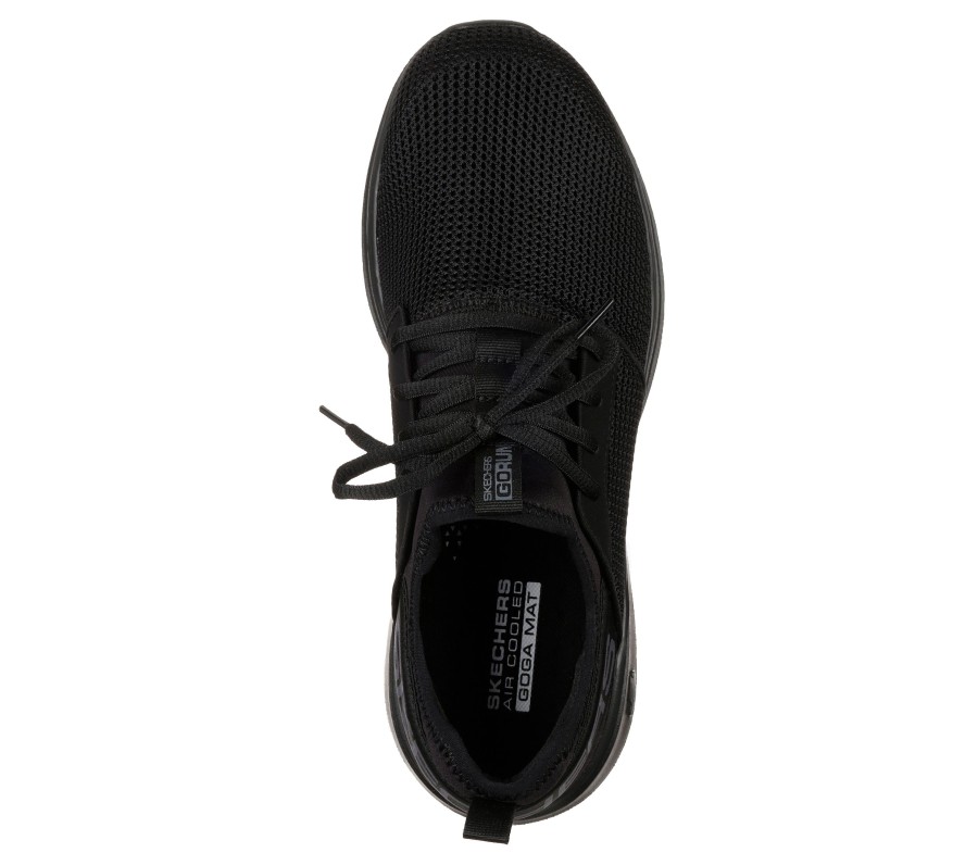 SKECHERS Skechers Gorun Fast - Valor Black Slip-Ons