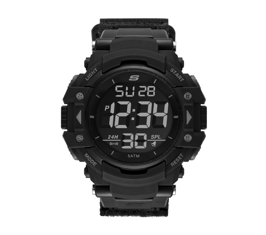 SKECHERS Keats Digital Watch Black Accessories