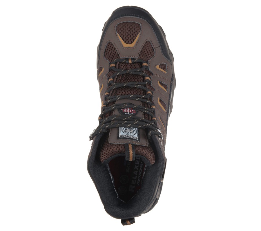 SKECHERS Work: Blais - Bixford St Dark Brown Work & Safety