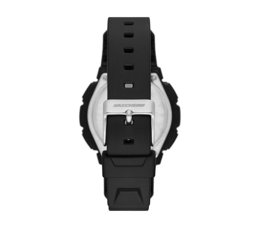 SKECHERS Front Buttonwatch Black Accessories