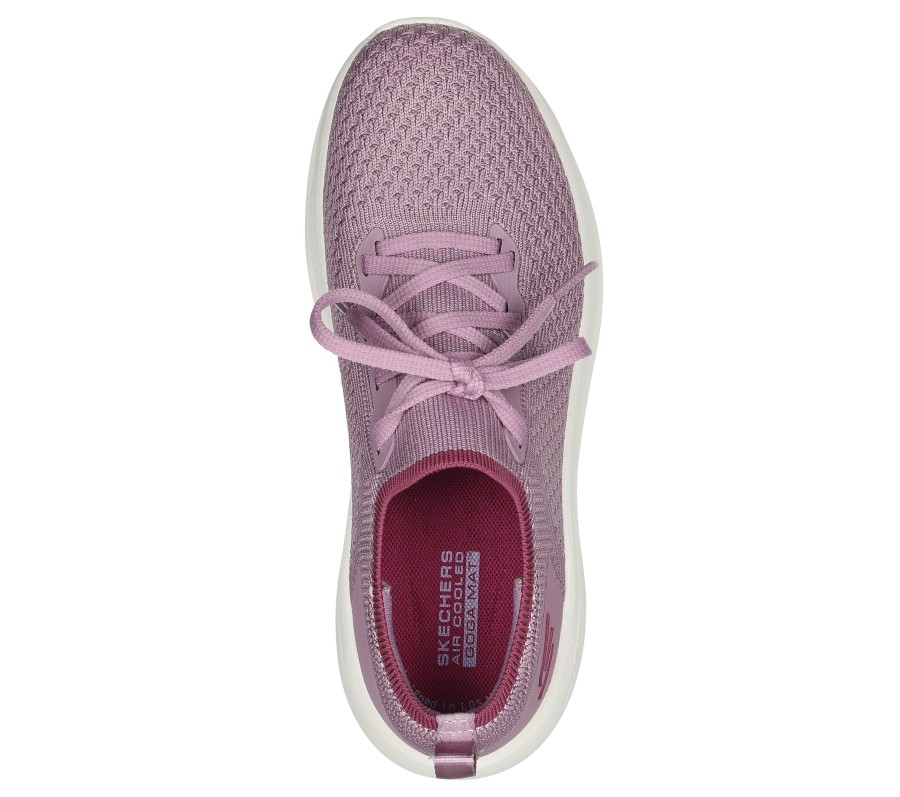 SKECHERS Max Cushioning Essential - Juno Mauve Lace Up