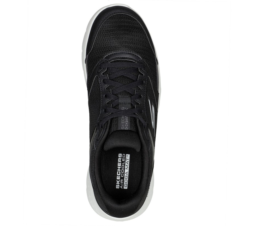 SKECHERS Go Walk Flex Black Athletic Sneakers