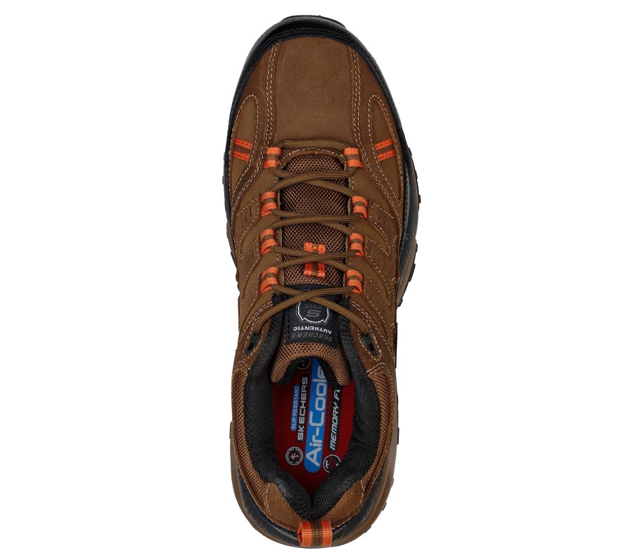 SKECHERS Work: Rugged Alpine Comp Toe Brown / Orange Work & Safety