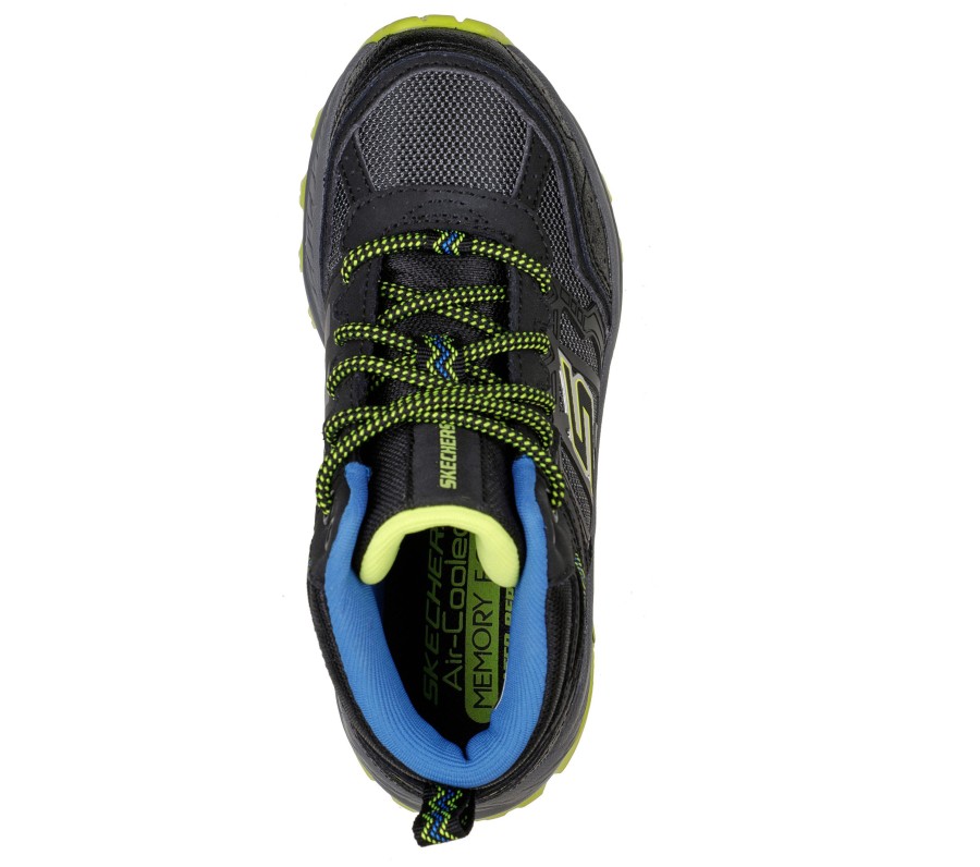 SKECHERS Fuse Tread - Trek-Surge Black / Lime Lace Up