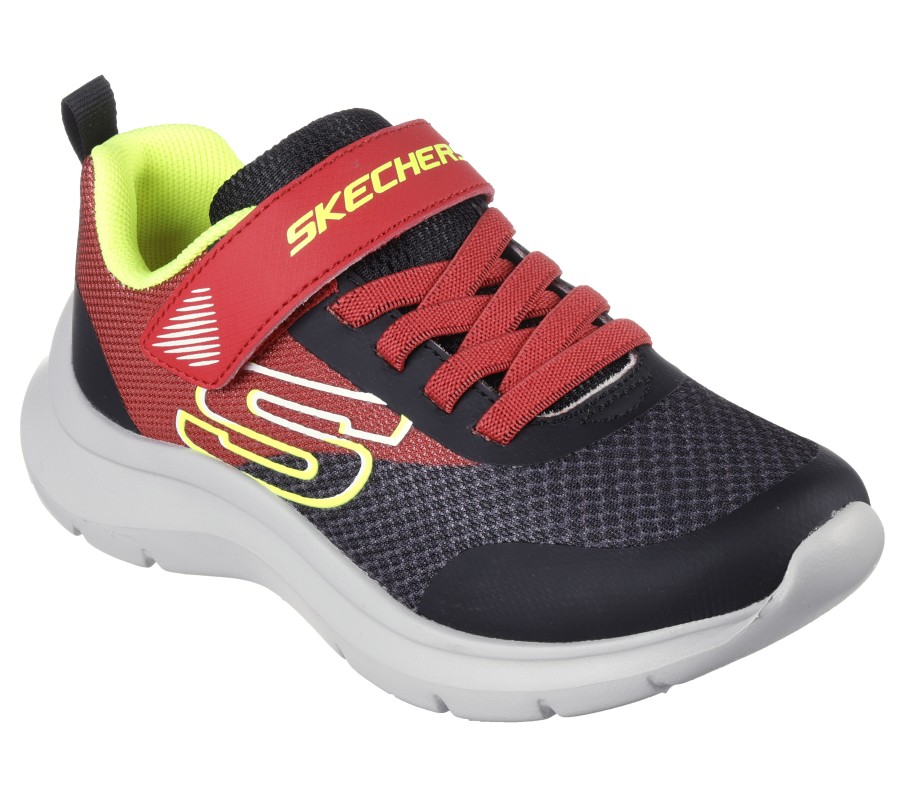 SKECHERS Skech Fast - Solar-Squad Red / Black Athletic Sneakers