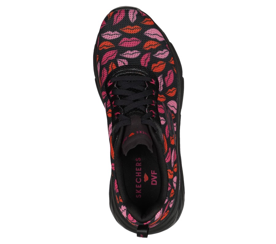 SKECHERS Dvf: Max Cushioning Elite - Multi Kiss Black / Pink Lace Up