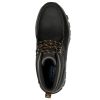 SKECHERS Relaxed Fit: Edgmont - Forsett Black Lace Up Oxfords