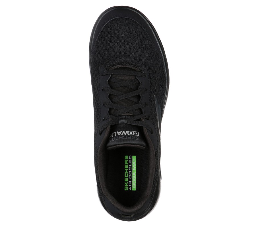 SKECHERS Go Walk 5 - Qualify Black Athletic Sneakers