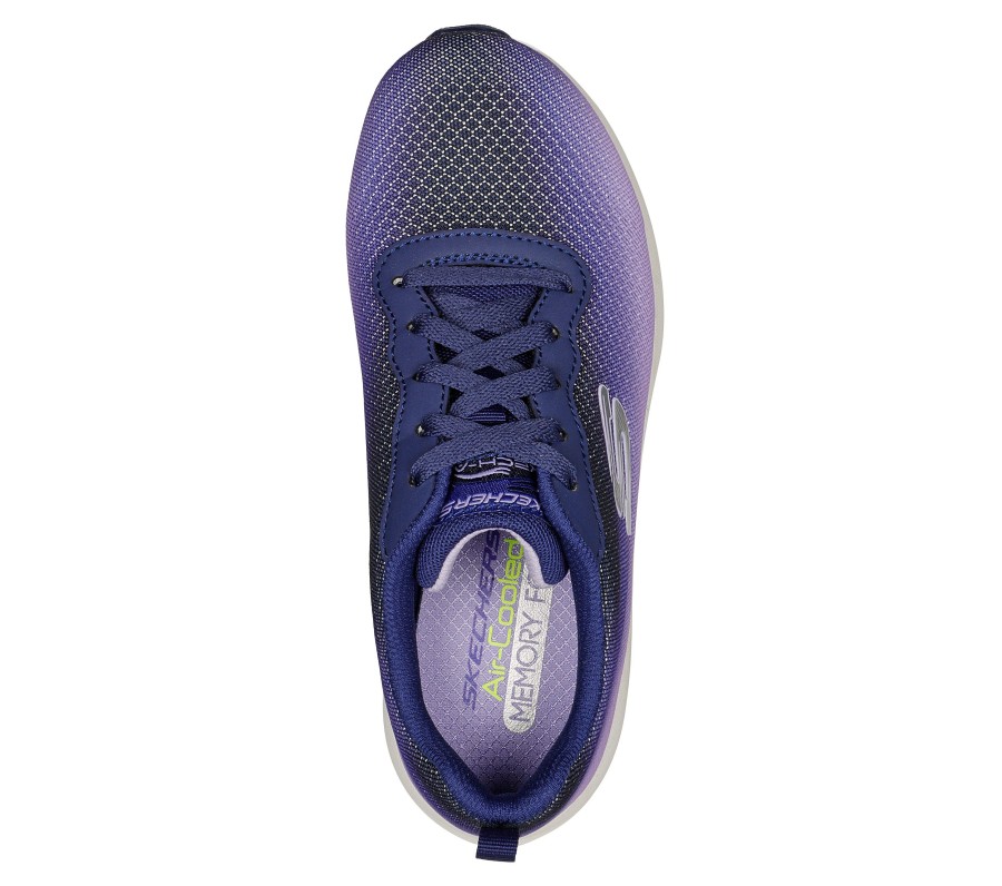 SKECHERS Skech-Air Element Elite - Purely Navy / Lavender Lace Up