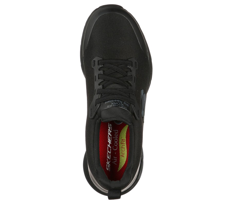 SKECHERS Work: Arch Fit Sr - Virmical Black Work & Safety