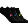 SKECHERS 3 Pack No Show Stretch Socks Black Accessories