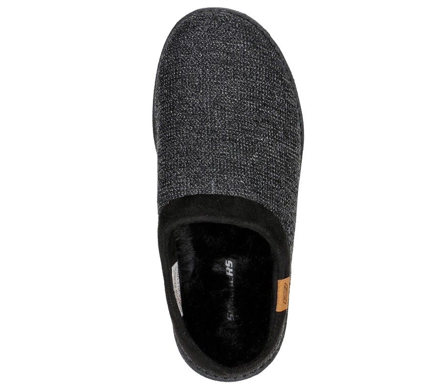 SKECHERS Melson - Cozy Cool Black Slip-Ons