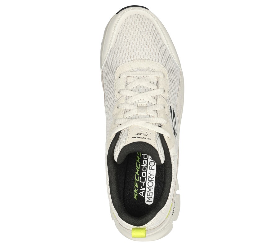 SKECHERS Flex Comfort - Drinn Off White Athletic Sneakers