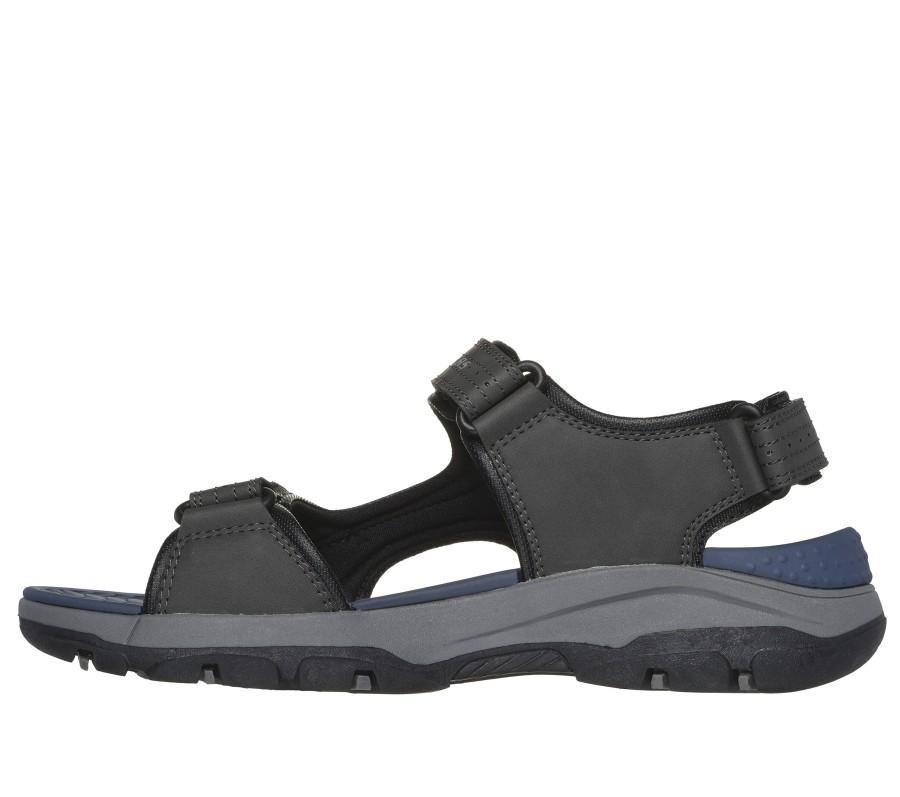 SKECHERS Relaxed Fit: Tresmen - Garo Charcoal Sandals