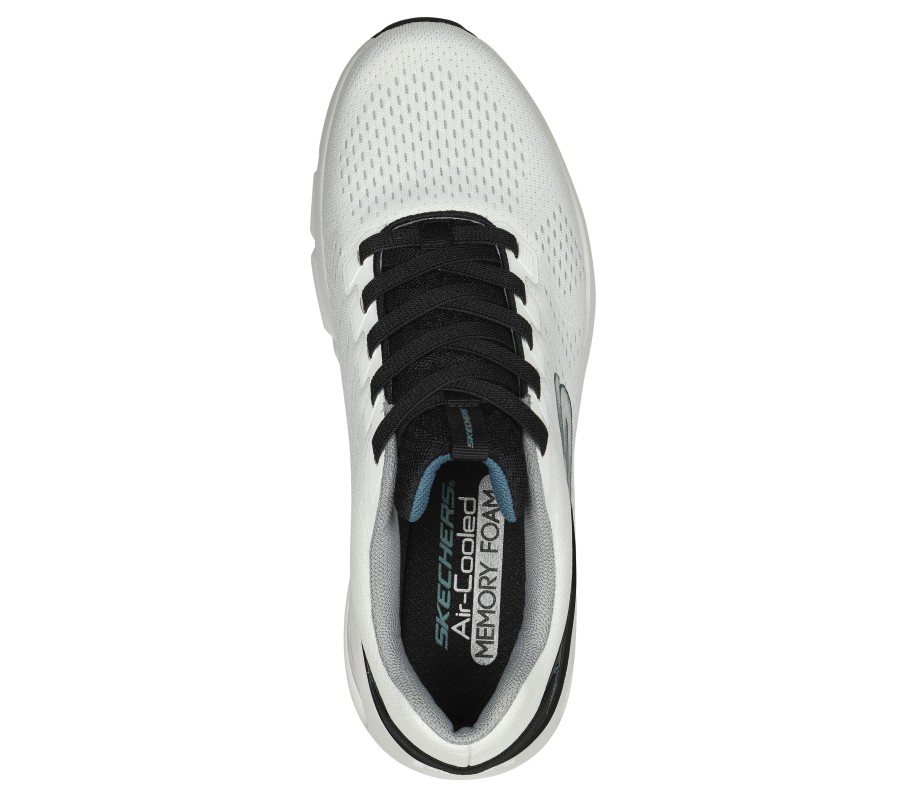 SKECHERS Skech-Air Ventura White / Black Slip-Ons