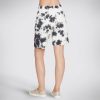 SKECHERS Bobs Tie-Dye Furmuda Short Black / White Bottoms