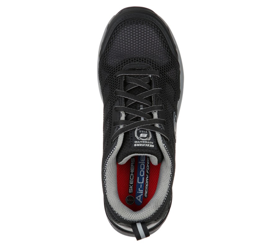 SKECHERS Work: Bulklin - Lyndale Comp Toe Black / Gray Work & Safety