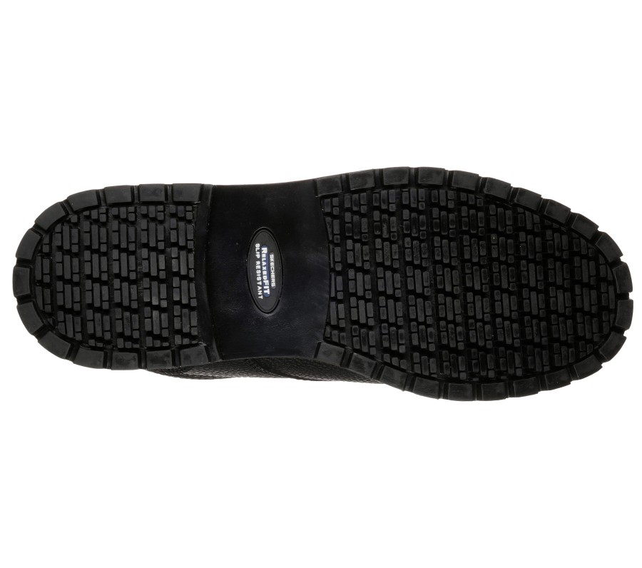 SKECHERS Work Relaxed Fit: Cottonwood - Jaken Sr Black Work & Safety