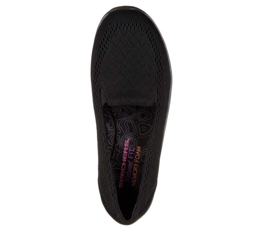 SKECHERS Relaxed Fit: Reggae Fest - Willows Black Slip-Ons