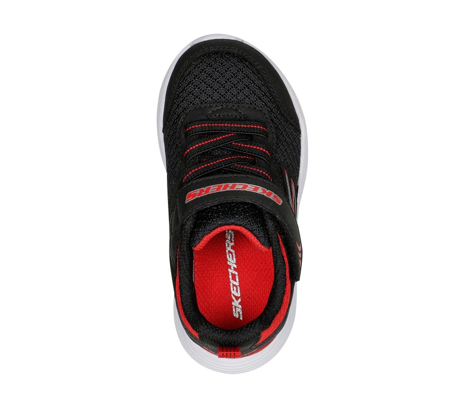 SKECHERS Dyna-Lite - Retler Black / Red Athletic Sneakers