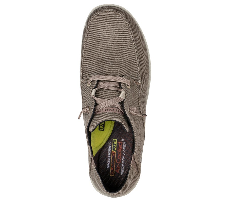 SKECHERS Melson - Volgo Brown Slip-Ons