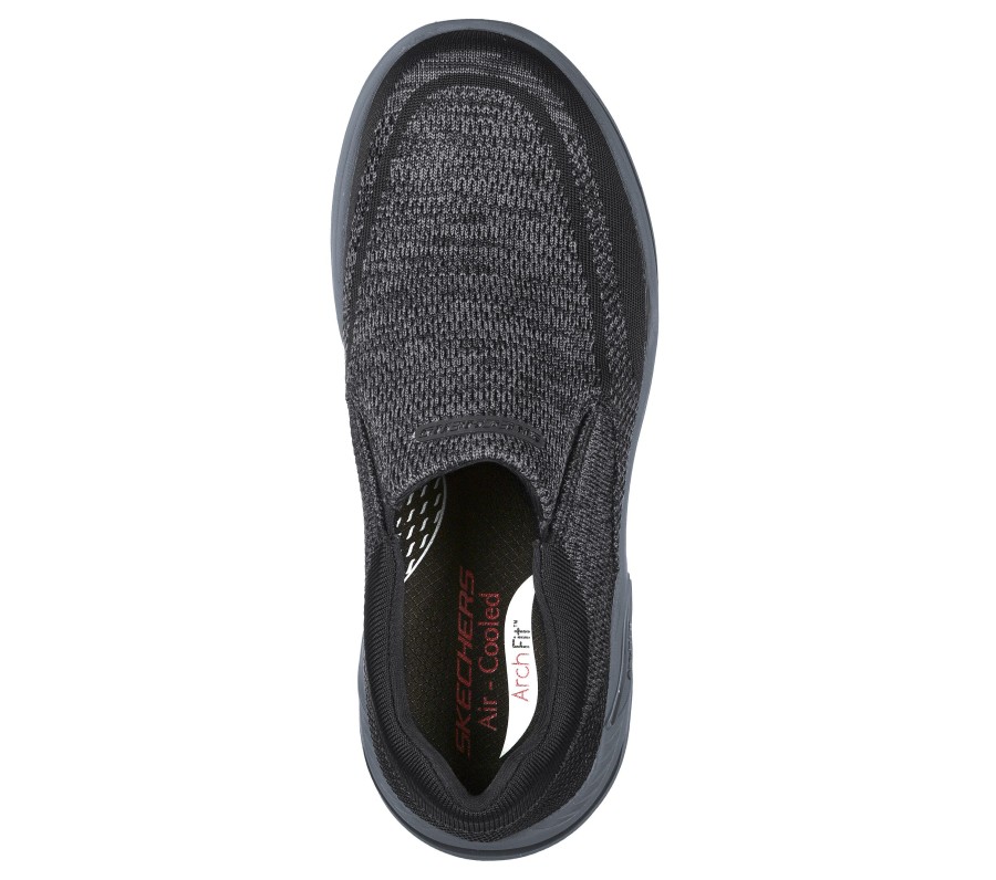 SKECHERS Arch Fit Motley - Vaseo Black Slip-Ons