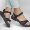 SKECHERS Arch Fit Radiance - Sensational Black / Gray Sandals