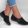 SKECHERS Relaxed Fit: Breathe-Easy - Kindred Black Slip-Ons