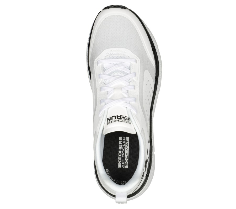 SKECHERS Max Cushioning Premier 2.0 - Residence White / Black Athletic Sneakers