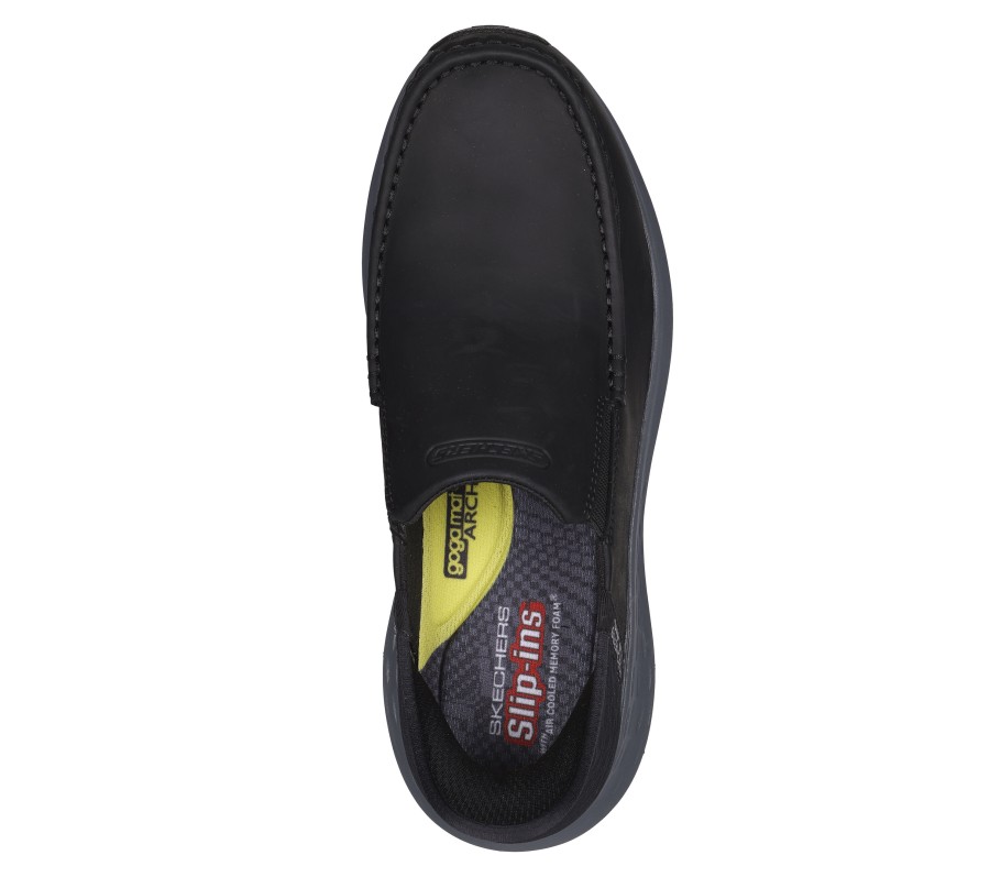 SKECHERS Skechers Slip-Ins Relaxed Fit: Parson - Oswin Black Slip-Ons