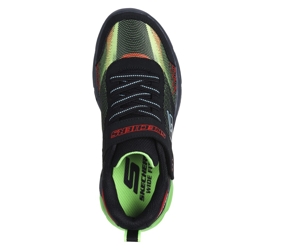 SKECHERS Thermoflux 2.0 - Kodron Black / Lime Athletic Sneakers