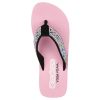 SKECHERS S Lights: Vinyasa Sparks - Sunrise Shine Black / Pink Sandals