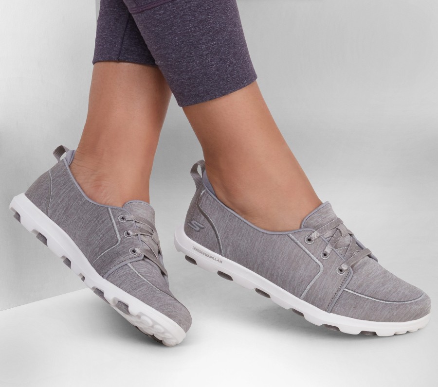 SKECHERS Skechers On-The-Go 2.0 - Destiny Gray Slip-Ons