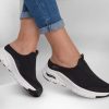 SKECHERS Skechers Arch Fit - Keeping It Cool Black / Rose Gold Slip-Ons