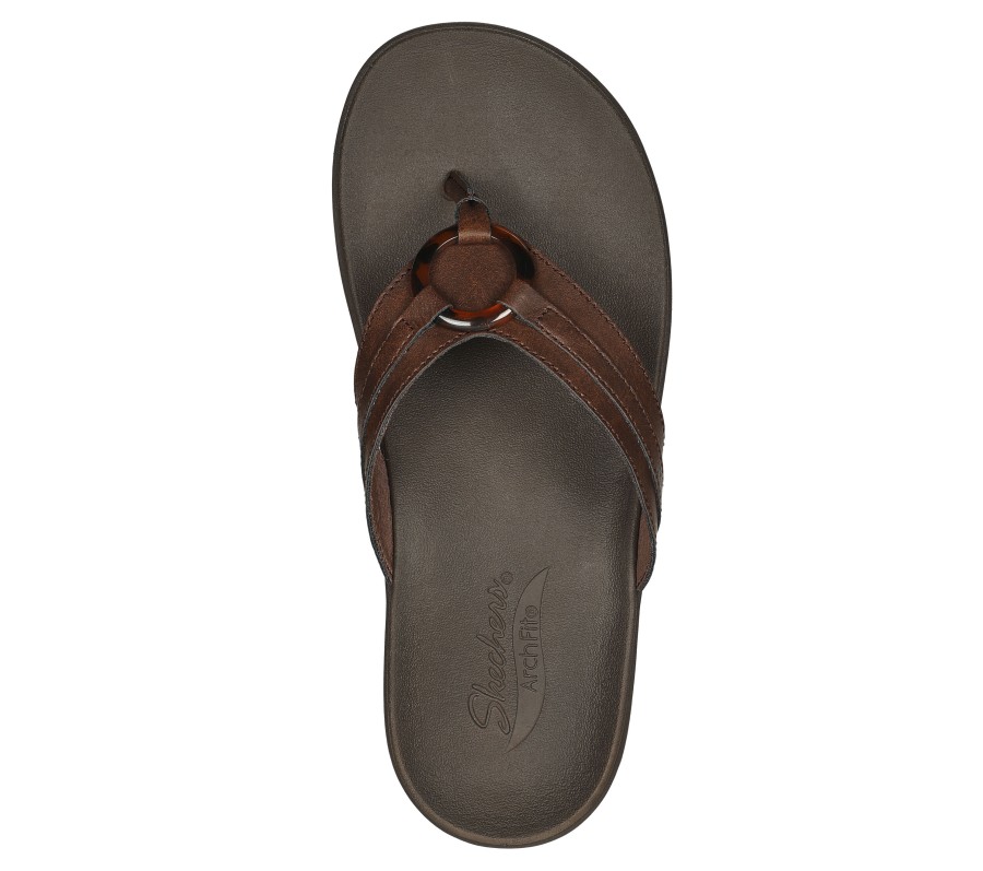 SKECHERS Arch Fit Maui - Summer Fun Brown Sandals