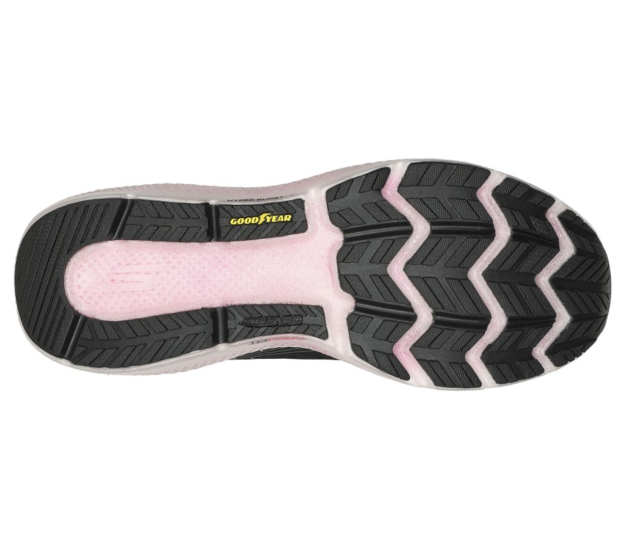 SKECHERS Go Run Ride 11 Black / Pink Lace Up