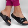 SKECHERS Foamies: Sepulveda Blvd - So Sweet Black Sandals