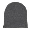 SKECHERS Merino Wool Beanie Hat Gray Accessories