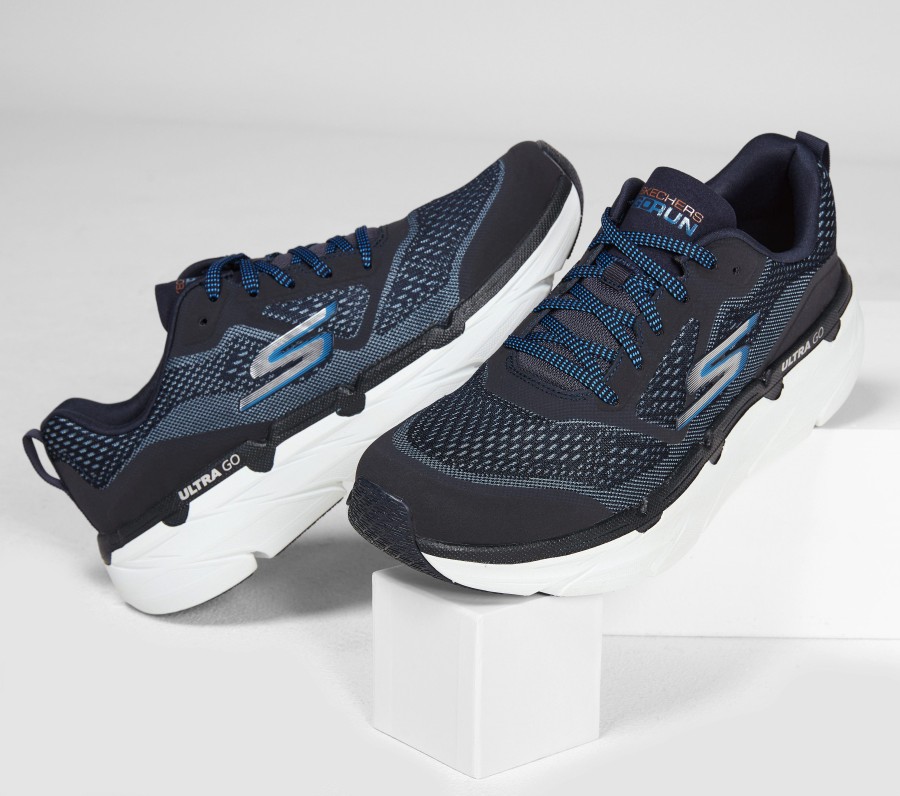 SKECHERS Max Cushioning Premier - Vantage Navy Athletic Sneakers