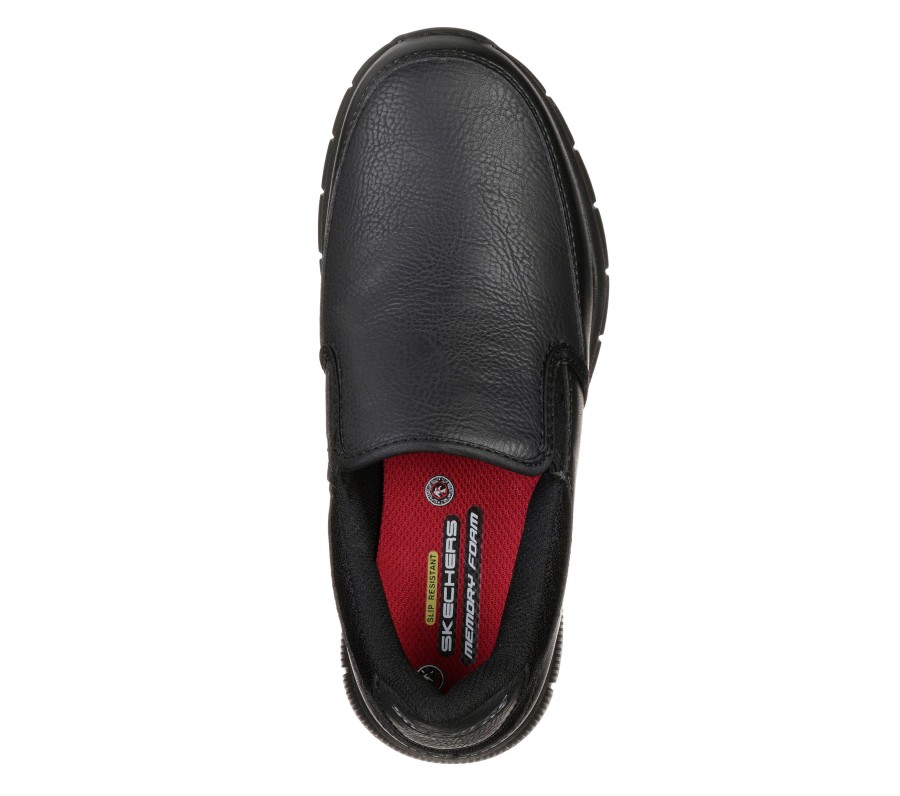 SKECHERS Work Relaxed Fit: Nampa - Annod Sr Black Work & Safety