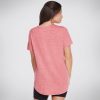 SKECHERS Go Dri Swift Tunic Tee Red / Pink Tops