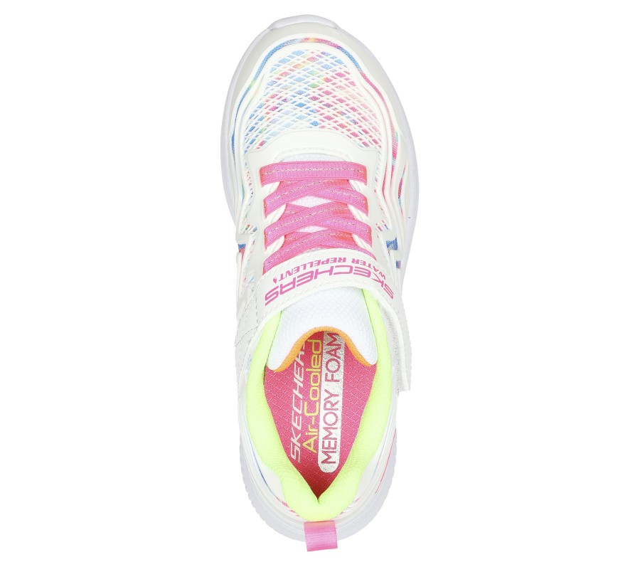 SKECHERS Jumpsters - Hydro Swirl White / Multi Athletic Sneakers