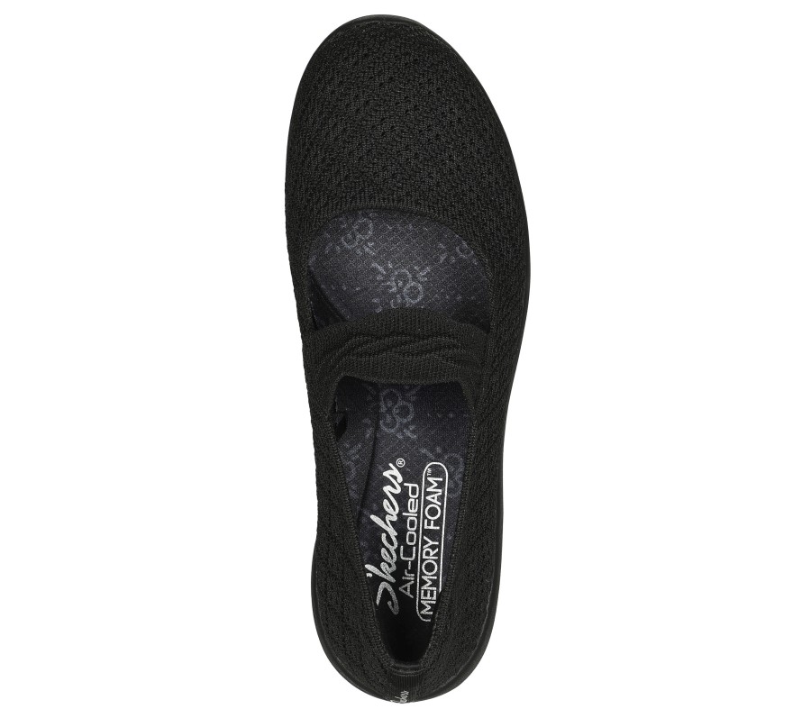 SKECHERS Arya - That'S Sweet Black Slip-Ons