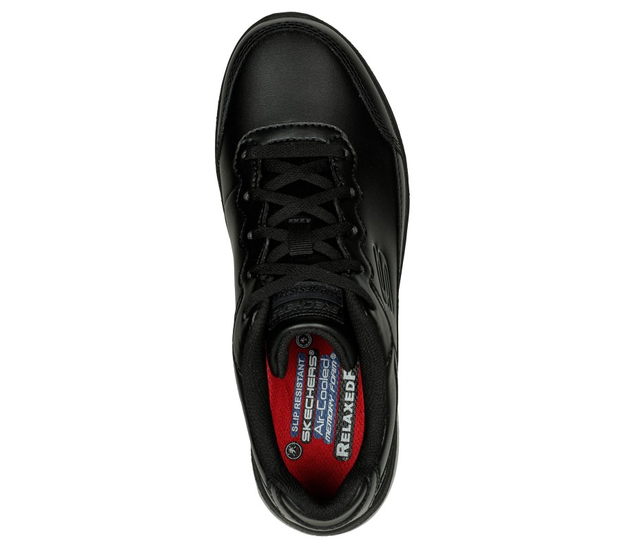 SKECHERS Work Relaxed Fit: Dantey Sr Black Work & Safety