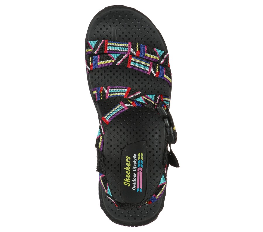 SKECHERS Reggae - Native Vibez Black / Multi Sandals