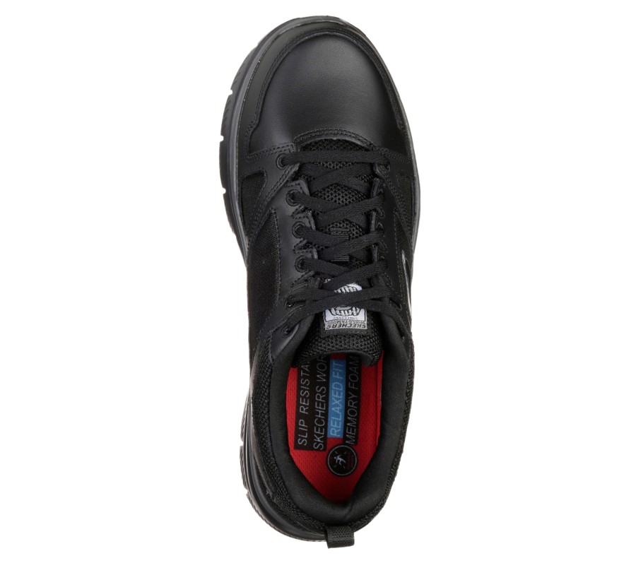 SKECHERS Work Relaxed Fit: Flex Advantage Sr Black Work & Safety