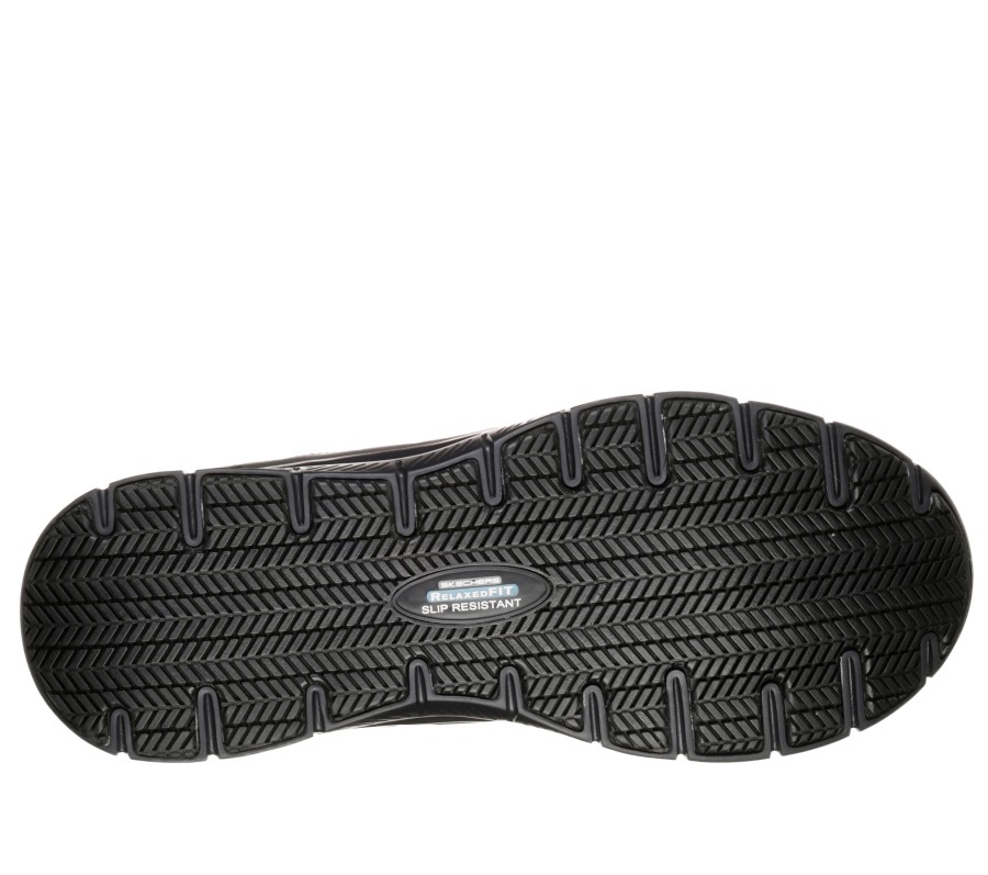 SKECHERS Work Relaxed Fit: Flex Advantage Sr Black Work & Safety